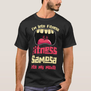 T-shirt Je suis dans Fitness Fitness Fitness Samosa dans m