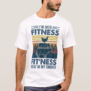 T-shirt Je suis dans la forme de la viande dans mon fumeur