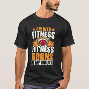 T-shirt Je Suis Dans La Forme Des Jouets De Fitness Dans M