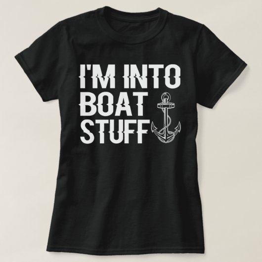 T-shirt Je suis dans le boat Stuff (Design devant)