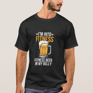T-shirt Je Suis Dans Le Fitness Bière De Fitness Dans Mon