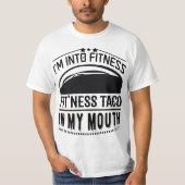 T-shirt je suis dans le taco de forme physique de forme (Devant)