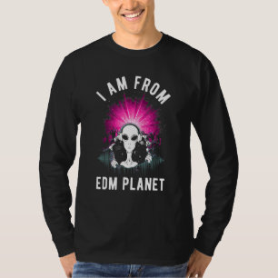 T-shirt Je Suis De Edm Planet Ufo Alien Edm Music Festival