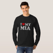 T-shirt Je suis déçu d'aimer ma Mia (Devant entier)