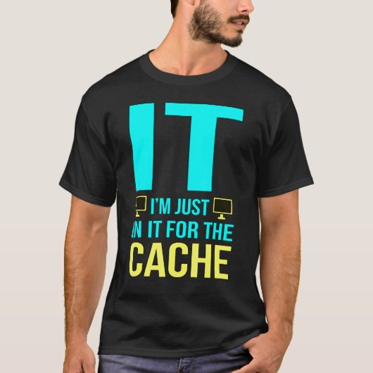 T-shirt Je suis dedans pour le programmeur informatique ca (Devant)