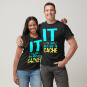 T-shirt Je suis dedans pour le programmeur informatique ca (Unisexe)