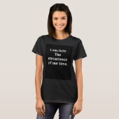 T-shirt Je suis Dele La conscience de notre époque. (Devant entier)