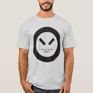 T-shirt Je suis des maths Ninja