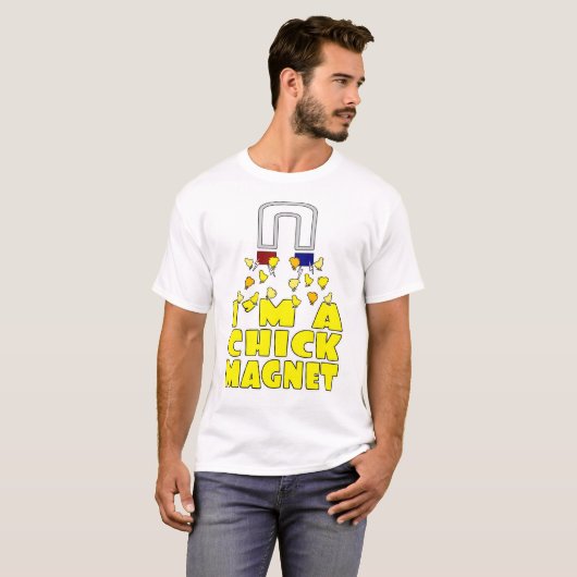 T-shirt Je suis des poulets d'un amour du poulet I (Devant entier)