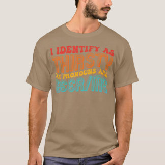 T-shirt Je suis désaltéré Mes pronoms sont Beerme Citation