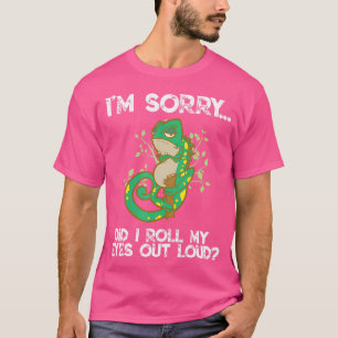 T-shirt Je Suis Désolé D'Avoir Lancé Mes Yeux À Loup Chame