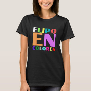 T-shirt Je suis devenu fou en couleurs phrase drôle espagn
