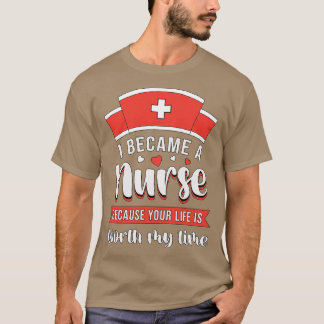 T-shirt Je Suis Devenu Une Infirmière Icu Ambulance D'Urge