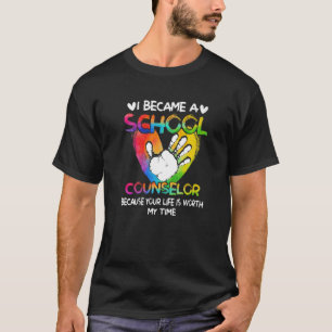 T-shirt Je Suis Devenue Conseillère D'École Parce Que Votr