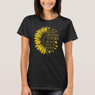 T-shirt Je Suis Devenue Enseignante Montessori Parce Que V