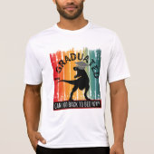 T-shirt je suis diplômé, puis-je retourner au lit maintena (Devant)