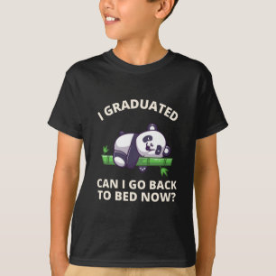 T-shirt Je suis diplômé puis-je retourner au lit maintenan
