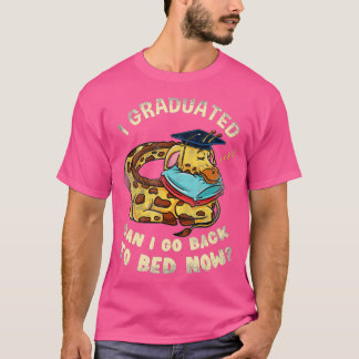 T-shirt Je Suis Diplômé Puis-Je Retourner Au Lit Maintenan