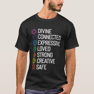 T-shirt Je Suis Divin Connecté Expressif Aimé Fort Créatif