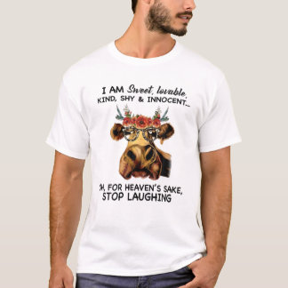 T-shirt Je Suis Doux Lovable Type Shy Innocent Oh Pour Le 