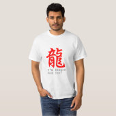 T-shirt Je suis Dragon Chinois Nouvel An hommes de base Te (Devant entier)