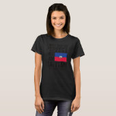 T-shirt Je suis Drapeau Haïtien Haïti Patrimoine Racines H (Devant entier)