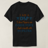 T-shirt Je Suis DSP A Bouche Sans Filtre Direct Support (Design devant)