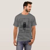 T-shirt Je suis du support technique indispensable (Devant entier)