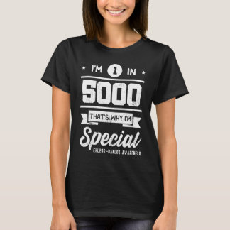 T-shirt Je suis Ehlers Danlos spécial noir blanc rayure zè