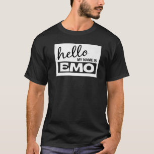 T-shirt Je Suis Emo Bonjour Emo Je suis Emo Alors Quel Emo