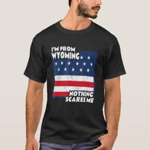 T-shirt Je suis en colère du Wyoming Home State Pourquoi r