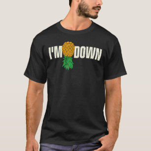 T-shirt Je suis en croix de l'ananas en croix