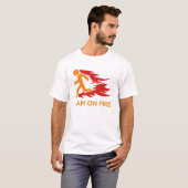 T-shirt Je Suis En Feu (Devant entier)
