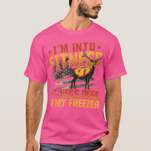 T-shirt Je Suis En Fitness Dans Mon Cerf Congélateur