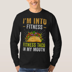 T-shirt Je suis en forme Taco dans ma bouche