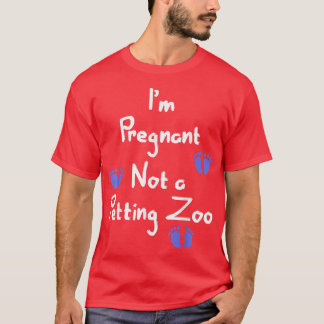 T-shirt Je suis Enceinte pas un Zoo de moustiquaire Chemis