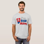 T-shirt Je suis encore vivant (Devant entier)