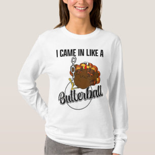 T-shirt Je Suis Entré Comme Une Tournée Bon thanksgiving B