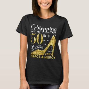 T-shirt Je suis entré dans mon 50e anniversaire avec grâce