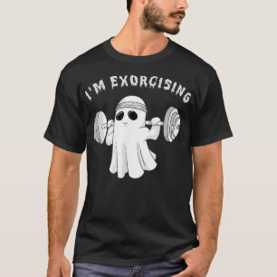 T-shirt Je suis Eorcising Costume Fantôme Hommes Femmes En