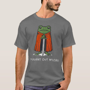 T-shirt Je suis épuisé Mon Seigneur Drôle de grenouille mé