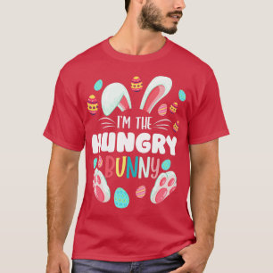 T-shirt Je Suis Faim Bunny Matching Famille Pâques Fête