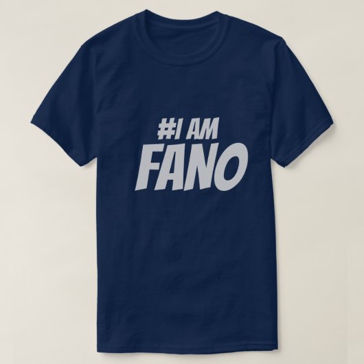 T-shirt #Je suis Fano (Design devant)