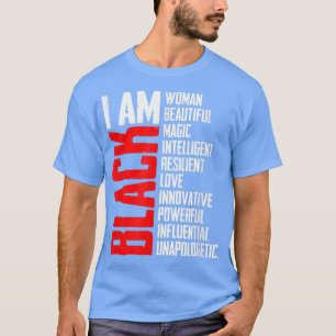 T-shirt Je Suis Femme Noire Histoire Noire Mois Éducation