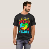 T-shirt Je Suis Fier Autisme Souder Puzzle Coeur Autiste S (Devant entier)