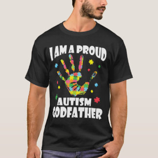 T-shirt Je Suis Fier Autiste Parrain Amour Enseigner Souti