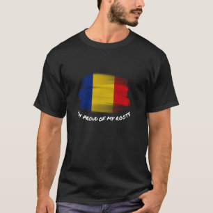 T-shirt Je suis fier de mes racines - Drapeau vintage de R