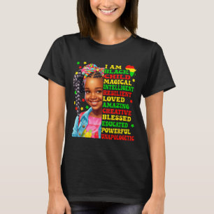 T-shirt Je suis fier d'être un enfant noir américain afric