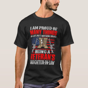 T-shirt Je Suis Fier D'Être Un Vétérinaire De La Belle-Fil
