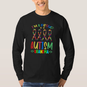 T-shirt Je Suis Fier Grand-Mère Guerrier De Sensibilisatio